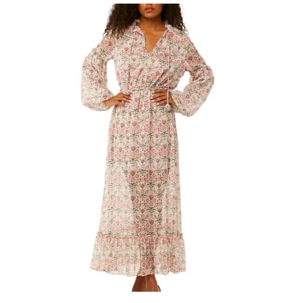 Misa Revolve‎ Amata Floral Long Sleeve Boho Maxi Dress Size Small NWT
